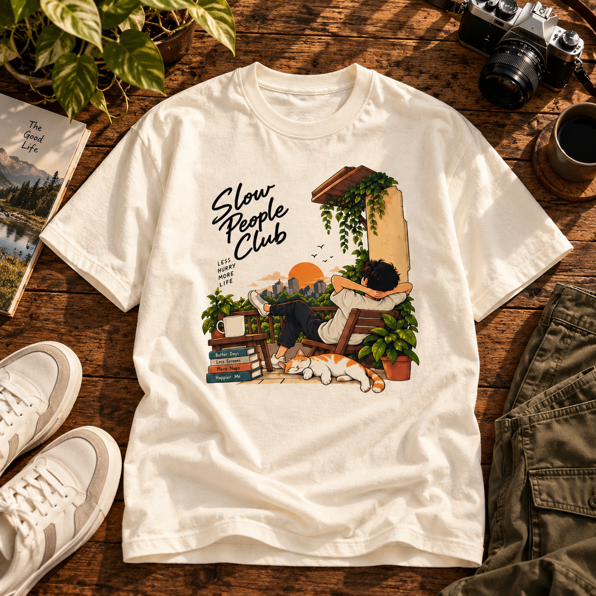 Slow People Club Graphic T-Shirts